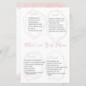 Was ist auf deinem Handy Botanisches Brautparty Ga (Vorne/Hinten)