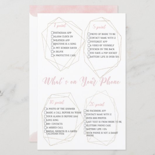 Was ist auf deinem Handy Botanisches Brautparty Ga (Vorne/Hinten)