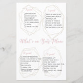 Was ist auf deinem Handy Botanisches Brautparty Ga (Vorderseite)