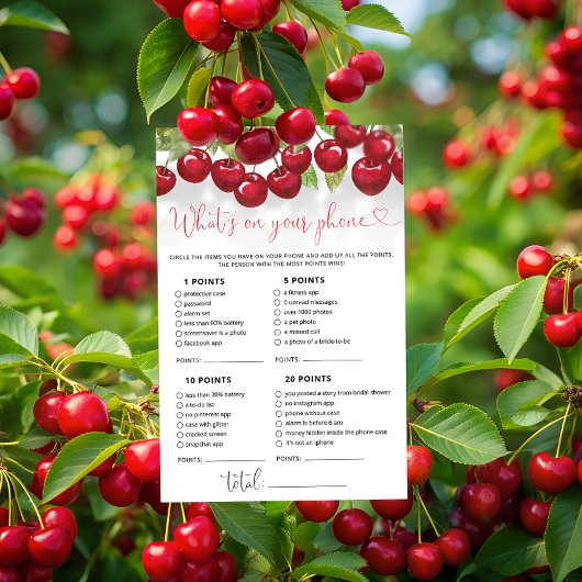 Was ist auf deinem Handy-Brautparty-Spiel?
