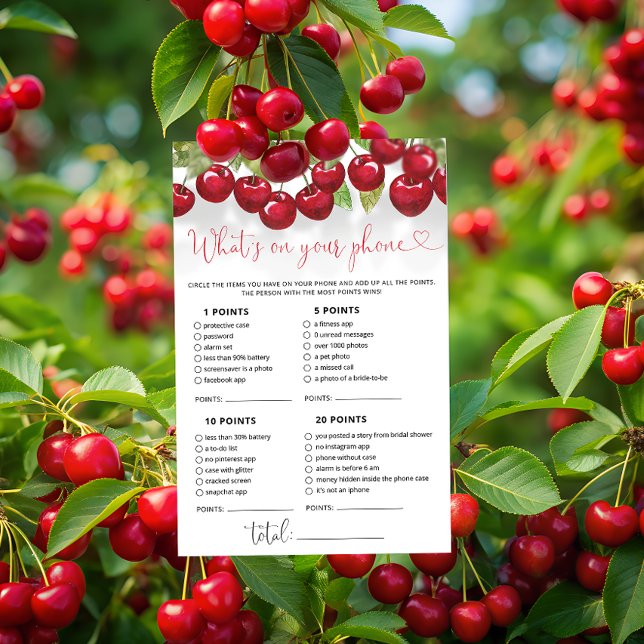 Was ist auf deinem Handy-Brautparty-Spiel? (Von Creator hochgeladen)