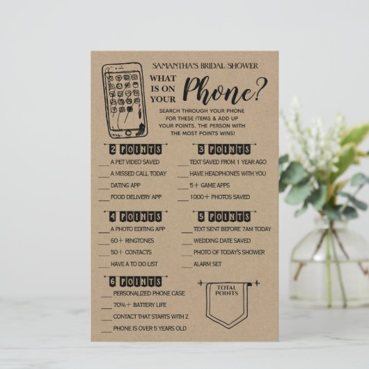 Was ist auf deinem Handy Duschgame englisch Spanis (Stehend Vorderseite)