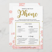 Was ist auf deinem Handyspiel? | Rosa und goldener (Vorne/Hinten)