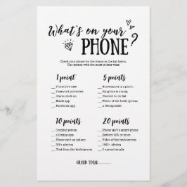 Was ist auf deinem Handyspiel zum Brautparty?