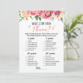 Was ist auf Ihrem Brautparty Editable Card Einladung (Stehend Vorderseite)