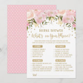 Was ist auf Ihrem Brautparty Pink Gold (Vorne/Hinten)