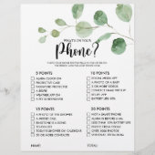 Was ist auf Ihrem Handy Minimalistisch Brautparty  (Vorderseite)