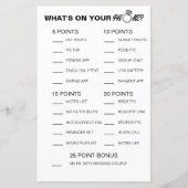 Was ist auf Ihrem Handy-Spiel - Brautparty-Aktivit (Vorderseite)