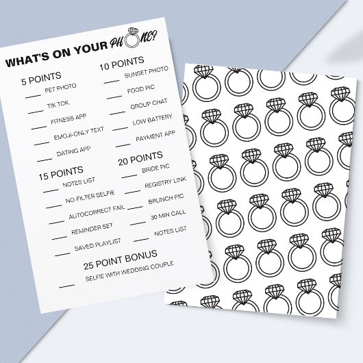 Was ist auf Ihrem Handy-Spiel - Brautparty-Aktivit