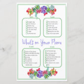 Was ist auf Ihrem Telefon Succulent Baby Shower Ga (Vorderseite)