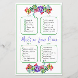 Was ist auf Ihrem Telefon Succulent Baby Shower Ga