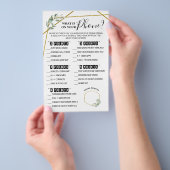 Was ist auf Ihrer Phone Green Shower Game Card? Flyer (Handgriff)