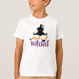 Was ist aus Hexen, Hexe, Katze, Fledermäuse, Hallo T-Shirt