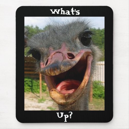 Was ist aus Strauß? Mousepad (Vorne)