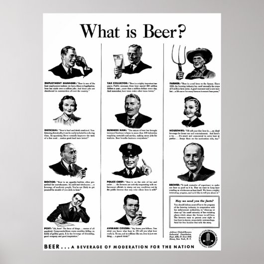 Was ist Bier? Poster (Vorne)