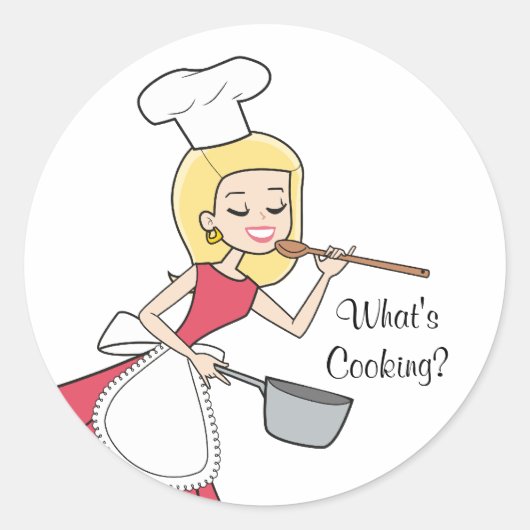 Was ist Cooking Sticker - Baker Lady (Vorderseite)