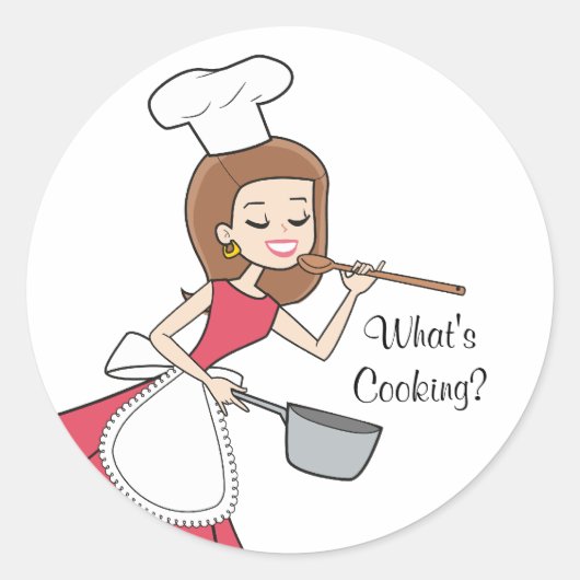 Was ist Cooking Sticker - Baker Lady (Vorderseite)