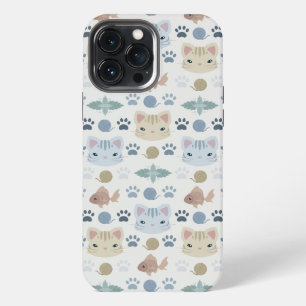 Was ist cool, Kitty Katze in Grau und Beige Case-M iPhone 13 Pro Max Hülle