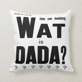 "WAS IST DADA" VON THEO van DOESBURG: ART COVER Kissen