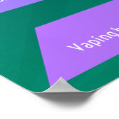 Was ist Dämpfen - Wie gefährlich ist Dämpfen? Poster (Ecke)