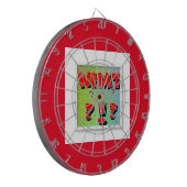 Was ist? Dartboard Dartscheibe (Vorderseite Links)