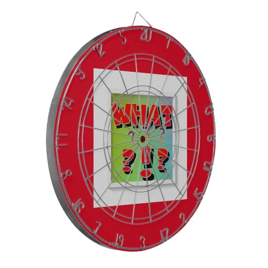 Was ist? Dartboard Dartscheibe (Vorderseite Links)