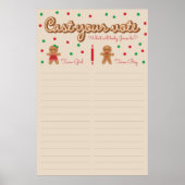 Was ist das Baking Gender Reveal Vote Poster (Vorne)