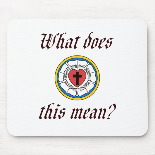 Was ist das Gemein? Mousepad (Vorne)