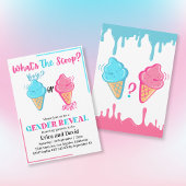 Was ist das Party der "Scoop Ice Cream Gender Reve Einladung
