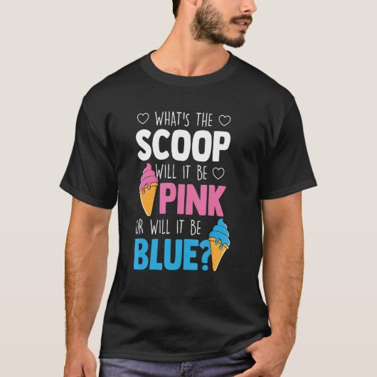 Was ist das Scoop Gender Reveal Party Team Blue? T-Shirt (Vorderseite)