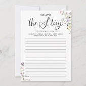 Was ist das Story Brautparty Game? Einladung (Vorderseite)