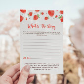 Was ist das Story Game, Berry Sweet Baby Shower? Einladung