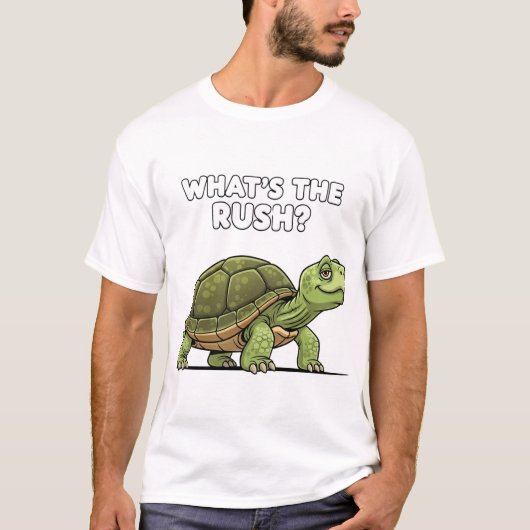 Was ist das Übel: Entspannte Schildkrötengrafik T-Shirt (Vorderseite)