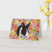 Was ist, dass Sie sagen?  Häschen alle Karte (Gelbe Blume)