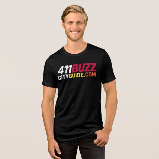 Was ist dein 411 T - Shirt? Tri-Blend Shirt (Vorderseite voll)