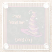 Was ist dein Gift, lass uns Halloween-Hexe trinken Glasuntersetzer (Rückseite)