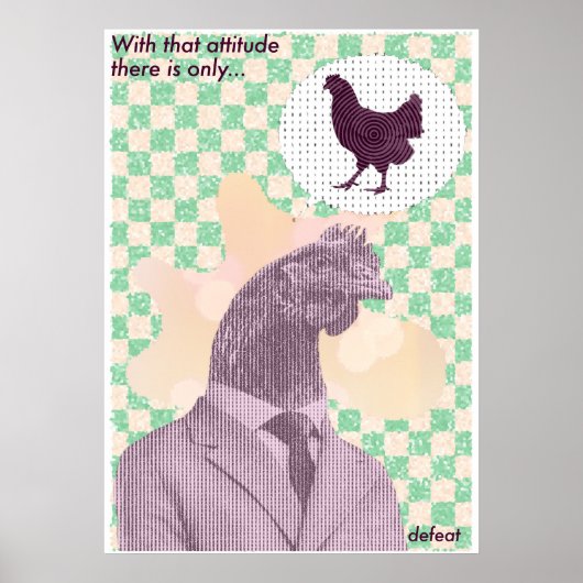 Was ist dein Huhn? Poster (Vorne)