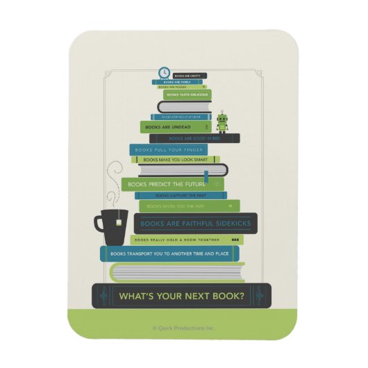 Was ist dein nächstes Buch? Magnet (Vertikal)