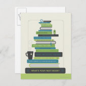 Was ist dein nächstes Buch? Postkarte (Vorne/Hinten)