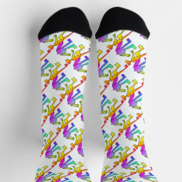 Was ist dein Stil, eine Größe passt zu allen Crew Socken