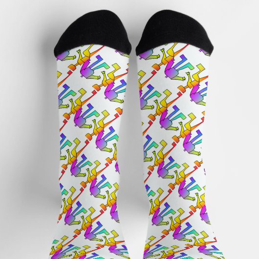 Was ist dein Stil, eine Größe passt zu allen Crew Socken (Oben)