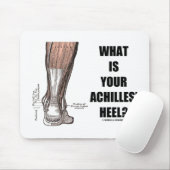 Was ist deine Achillesferse? (Heel Anatomy) Mousepad (Mit Mouse)