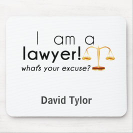 Was ist deine Ausrede? Mousepad