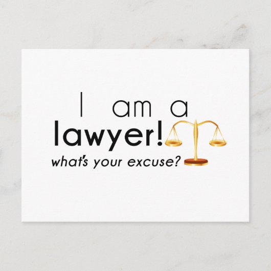 Was ist deine Ausrede? Postkarte (Vorderseite)