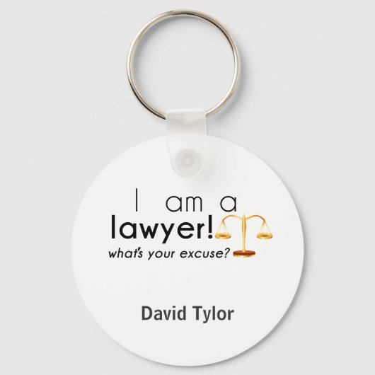 Was ist deine Ausrede? Schlüsselanhänger (Vorderseite)