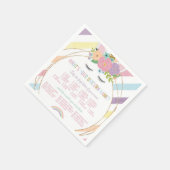 Was ist deine Geburtstagspartei? Serviette (Ecke)