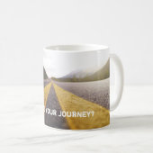 Was ist deine Reise? Kaffeetasse (VorderseiteRechts)