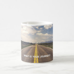 Was ist deine Reise? Kaffeetasse