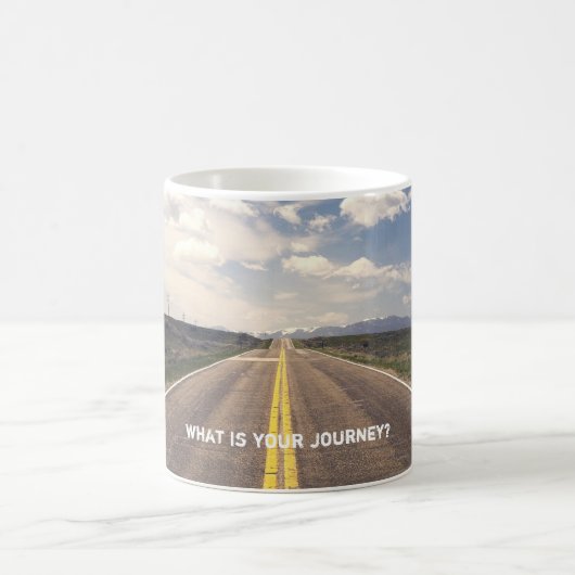 Was ist deine Reise? Kaffeetasse (Mittel)