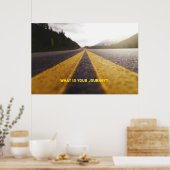 Was ist deine Reise? Poster (Küche)